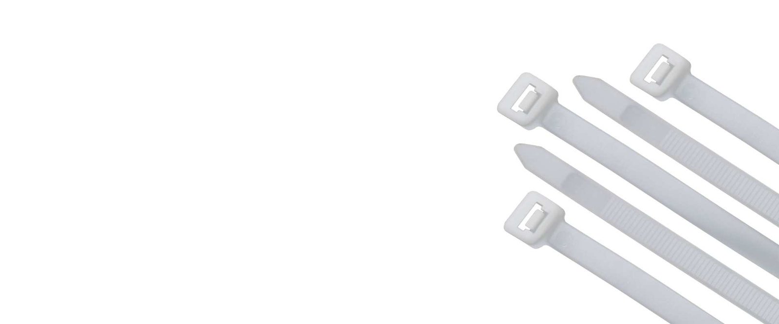 White Zip Ties Manufacturer – HCT OEM bulk