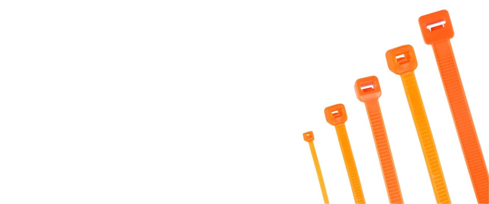 Orange Cable Ties Manufacturer – HCT OEM bulk