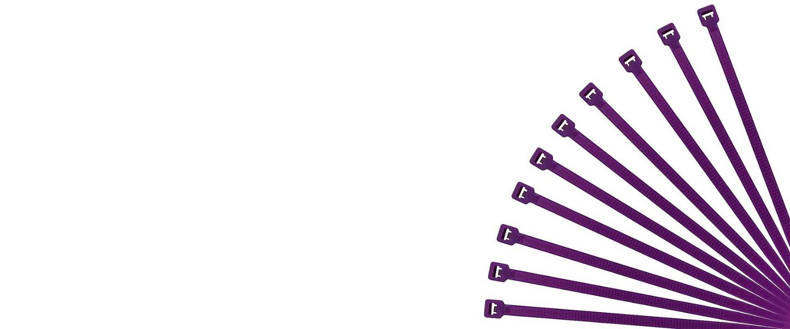Purple Zip Ties Manufacturer – HCT OEM bulk