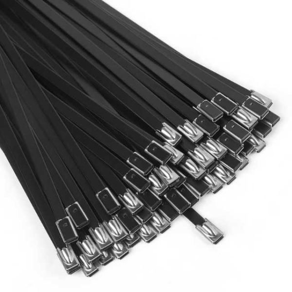 Black Metal Zip Ties