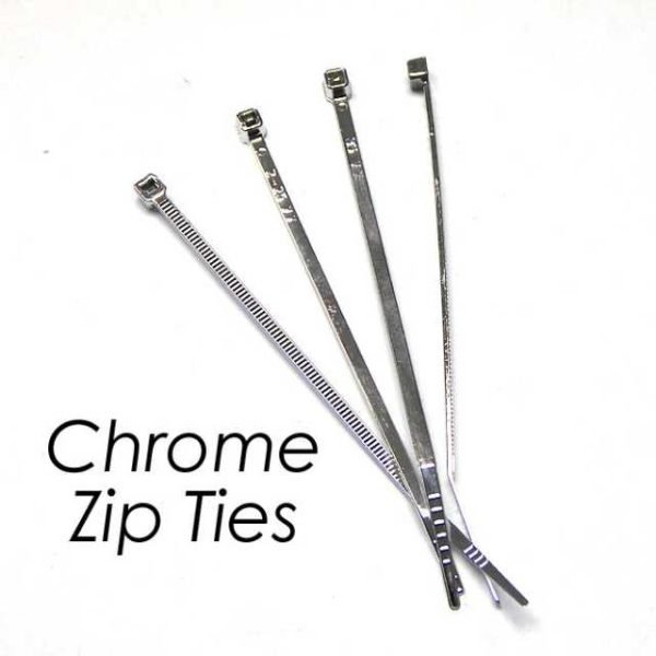 Chrome Zip Ties
