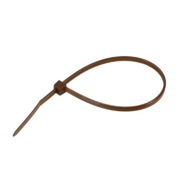 HCT Brown Self-Locking Nylon Tie