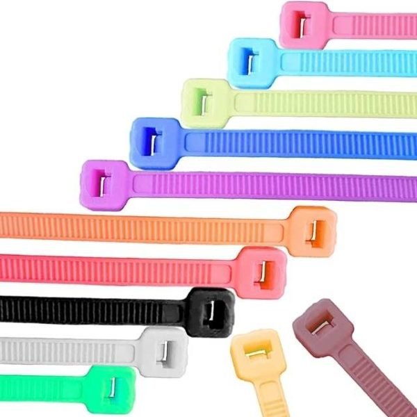HCT heavy duty colored zip ties