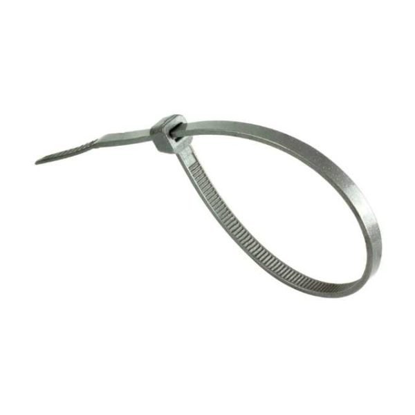 UV Resistant grey zip ties