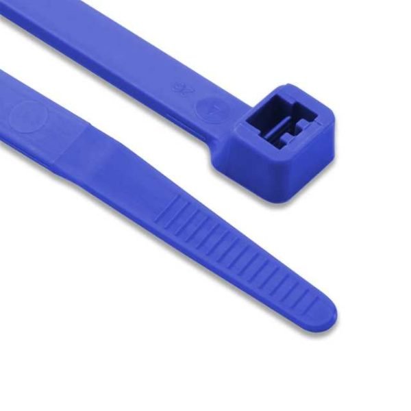 heavy-duty blue zip ties