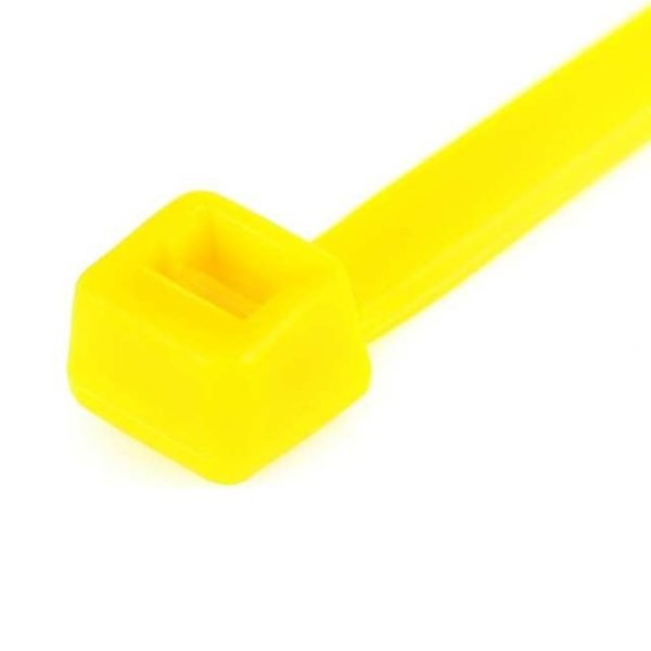 heavy-duty yellow zip ties