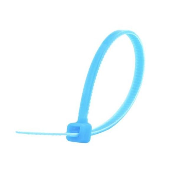 light blue cable ties