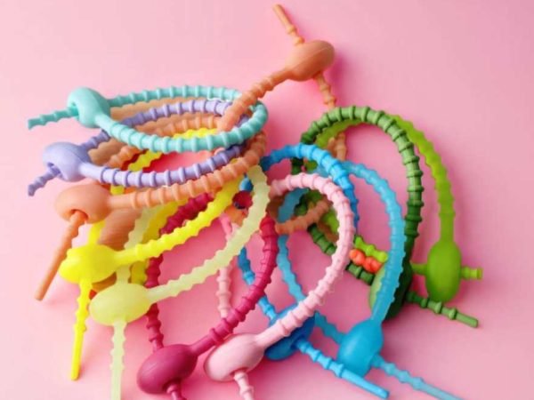 silicone cable ties